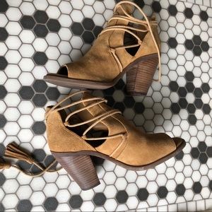 Jessica Simpson Suede Heeled Booties